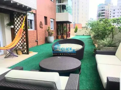 Apartamento com 4 Quartos para alugar, 349m² no Ponta da Praia, Santos