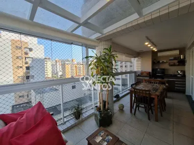 Apartamento com 2 Quartos à venda, 128m² no Gonzaga, Santos