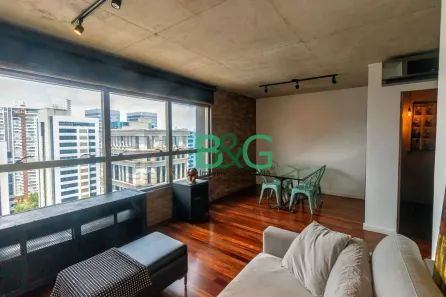 Apartamento com 1 Quarto para alugar, 90m² no Cidade Monções, São Paulo