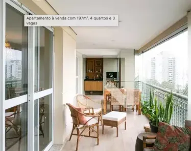 Apartamento com 4 Quartos à venda, 198m² no Vila Andrade, São Paulo