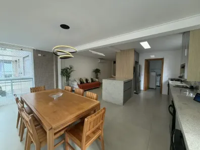 Apartamento com 3 Quartos para alugar, 149m² no Canto do Forte, Praia Grande