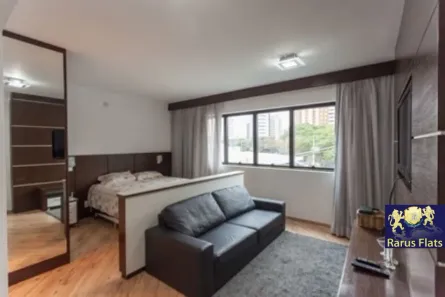 Flat com 1 Quarto para alugar, 30m² no Indianópolis, São Paulo