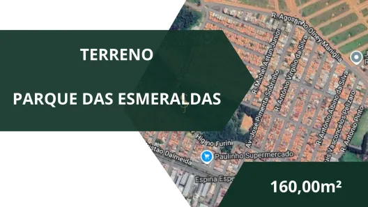 Lote/Terreno à venda, 160m² no Parque das Esmeraldas, Franca