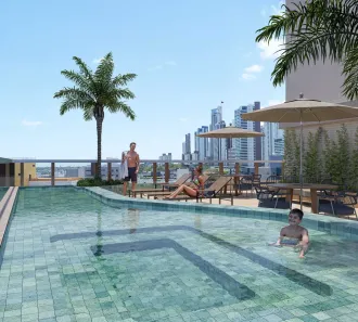 Flat com 1 Quarto à venda, 26m² no Cabo Branco, João Pessoa