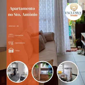 Apartamento com 2 Quartos à venda, 52m² no Santo Antônio, Aracaju