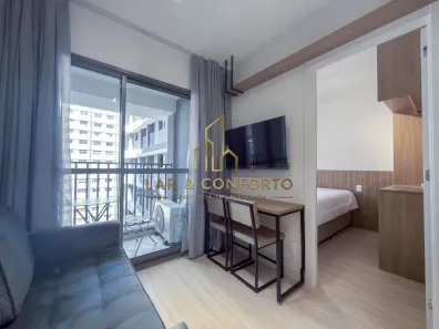 Apartamento com 1 Quarto para alugar, 28m² no Pinheiros, São Paulo