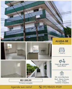 Apartamento com 1 Quarto para alugar, 40m² no Coqueiro, Belém