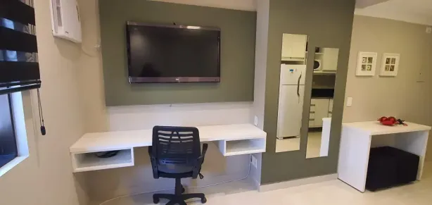 Flat com 1 Quarto para alugar, 34m² no Moema, São Paulo