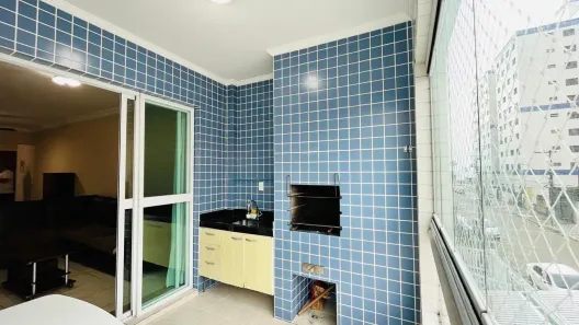 Apartamento com 2 Quartos para venda ou aluguel, 85m² no Guilhermina, Praia Grande