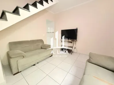 Casa de Condomínio com 2 Quartos à venda, 60m² no Parque São Vicente, São Vicente