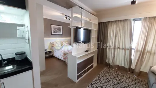 Flat com 1 Quarto para alugar, 33m² no Indianópolis, São Paulo