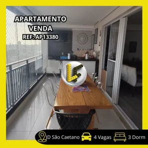 Apartamento com 3 Quartos à venda, 173m² no Jardim São Caetano, São Caetano do Sul