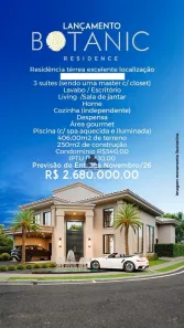 Casa de Condomínio com 3 Quartos à venda, 250m² no Iguatemi, São José do Rio Preto