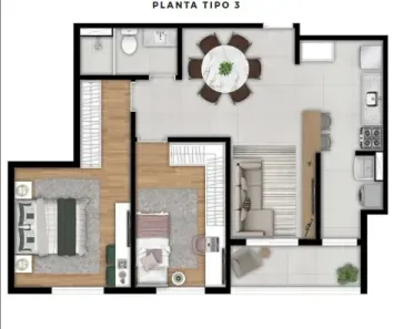 Apartamento com 2 Quartos à venda, 84m² no Pinheirinho, Vinhedo