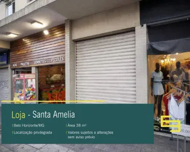 Ponto Comercial para alugar, 39m² no Santa Amélia, Belo Horizonte