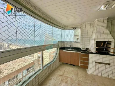 Apartamento com 3 Quartos para alugar, 136m² no Aviação, Praia Grande
