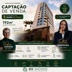 Apartamento com 3 Quartos à venda, 192m² no Prata, Campina Grande
