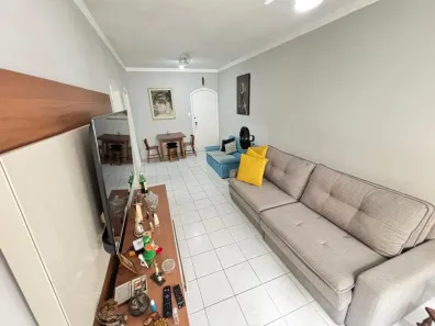 Apartamento com 2 Quartos para alugar, 74m² no Jardim Las Palmas, Guarujá