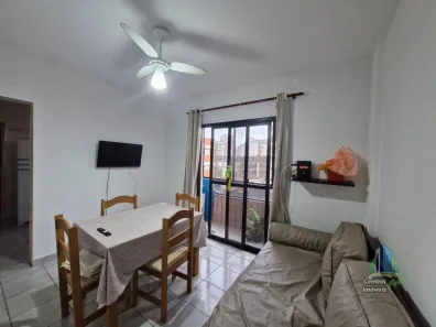 Apartamento com 1 Quarto para alugar, 48m² no Guilhermina, Praia Grande