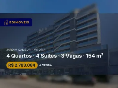 Apartamento com 4 Quartos à venda, 154m² no Jardim Camburi, Vitória