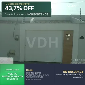 Casa com 2 Quartos à venda, 72m² no Queimadas, Horizonte