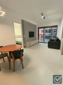 Apartamento com 1 Quarto para alugar, 52m² no Alphaville Centro Industrial e Empresarial/Alphaville., Barueri