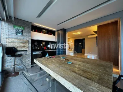 Apartamento com 4 Quartos à venda, 132m² no Ponta da Praia, Santos