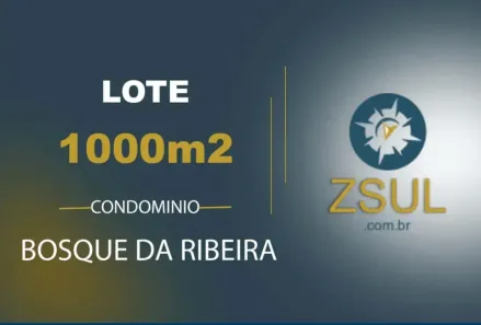 Lote/Terreno à venda, 1000m² no Bosque da Ribeira, Nova Lima