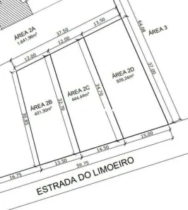Lote/Terreno à venda, 444m² no Limoeiro, Guapimirim