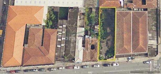 Lote/Terreno à venda, 396m² no Paquetá, Santos