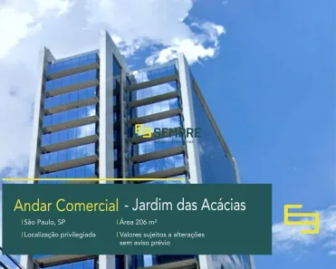 Imóvel Comercial para alugar, 206m² no Jardim das Acácias, São Paulo