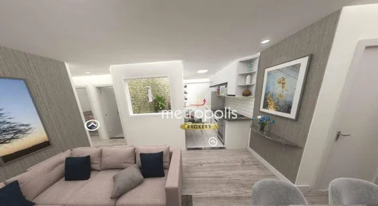 Cobertura com 2 Quartos à venda, 114m² no Jardim Utinga, Santo André