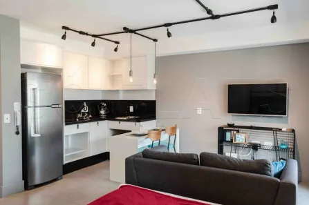 Flat com 1 Quarto para alugar, 36m² no Jardim Paulista, São Paulo