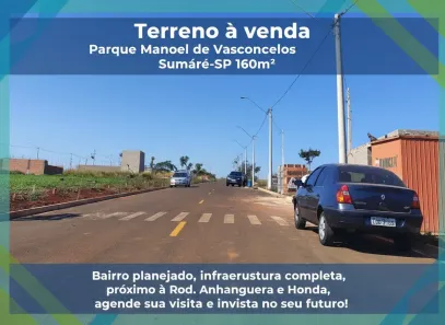 Lote/Terreno à venda, 160m² no Parque Vasconcellos, Hortolândia