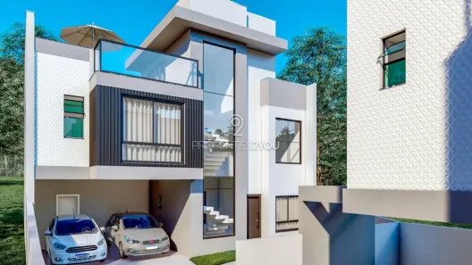 Casa de Condomínio com 3 Quartos à venda, 225m² no Mercês, Curitiba