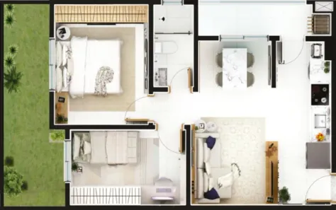 Apartamento com 2 Quartos à venda, 48m² no Boqueirão, Curitiba