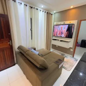 Casa de Condomínio com 2 Quartos para alugar, 58m² no Mirim, Praia Grande