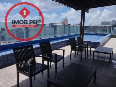 Apartamento com 2 Quartos para venda ou aluguel, 64m² no Cabo Branco, João Pessoa