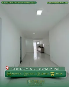 Apartamento com 3 Quartos para alugar, 68m² no Universidade, Vitória da Conquista