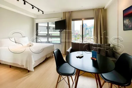 Flat com 1 Quarto para alugar, 27m² no Vila Nova Conceição, São Paulo