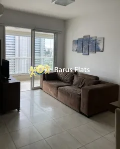 Flat com 1 Quarto para alugar, 42m² no Cidade Monções, São Paulo