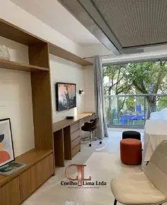 Apartamento com 1 Quarto para alugar, 27m² no Vila Clementino, São Paulo