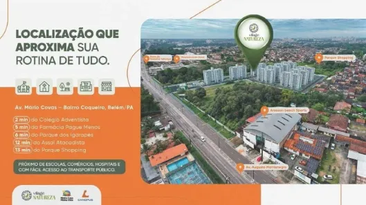 Apartamento com 2 Quartos à venda, 43m² no Coqueiro, Belém
