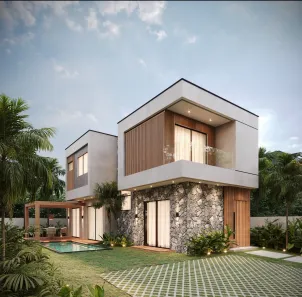 Casa de Condomínio com 4 Quartos à venda, 135m² no Industrial, Camaçari