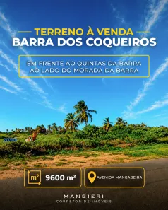 Lote/Terreno à venda, 9600m² no Quintas da Barra, Barra dos Coqueiros