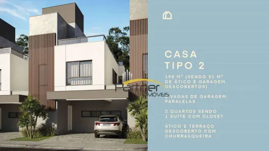 Casa de Condomínio com 3 Quartos à venda, 198m² no Campo Comprido, Curitiba