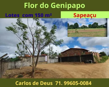 Lote/Terreno à venda, 150m² no Centro, Sapeaçu