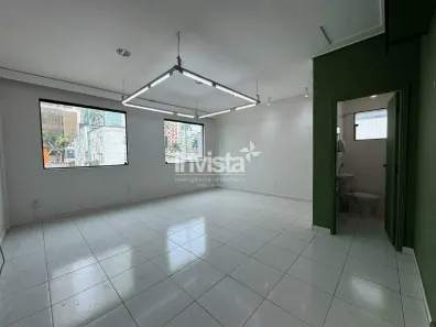 Sala Comercial para alugar, 30m² no Gonzaga, Santos