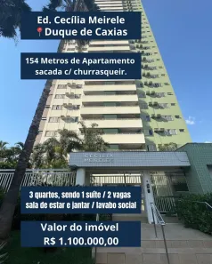Apartamento com 3 Quartos à venda, 154m² no Duque de Caxias, Cuiabá