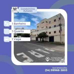 Apartamento com 1 Quarto para alugar, 40m² no Santa Mônica, Uberlândia